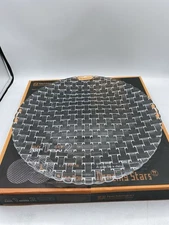 Nachtmann Bossa Nova Crystal Charger Plate, Set of 2 Plates - 12.6 Inch