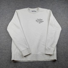 Taylor Hawkins Sweatshirt Mens XL White LA London 2022 Graphic Fleece Pullover