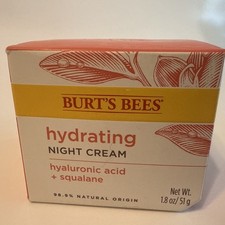Burt's Bees Hydrating Night Cream hyaluronic acid  squalane