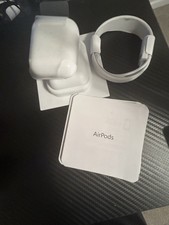Apple AirPods Bluetooth Wireless Earbuds with Wireless Charging Case, White