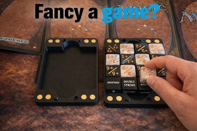 Würfel für 16mm Würfel x16 für Ihr Lieblings-Tischspiel 3D-gedruckt magnetisch