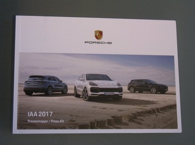    Pressemappe Press Kit Porsche IAA 2017 Frankfurt Motorshow