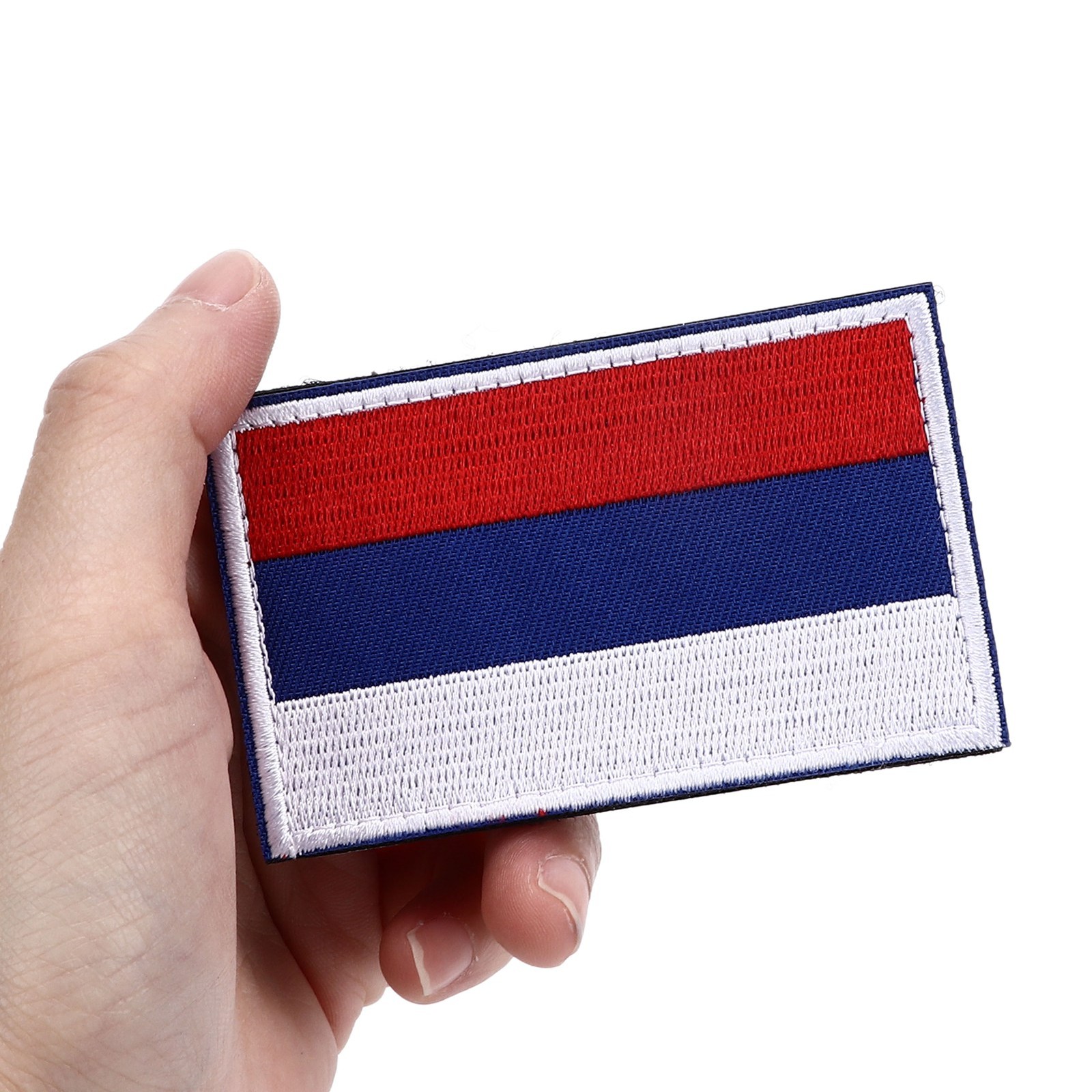 European Country Flags Patch World National Hook And Loop Badge Embroidered