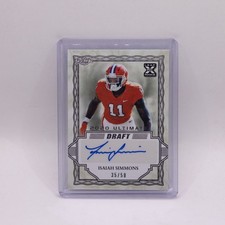 2020 Leaf Ultimate Draft, Isaiah Simmons, #BA-IS1, Autograph Card 35/50