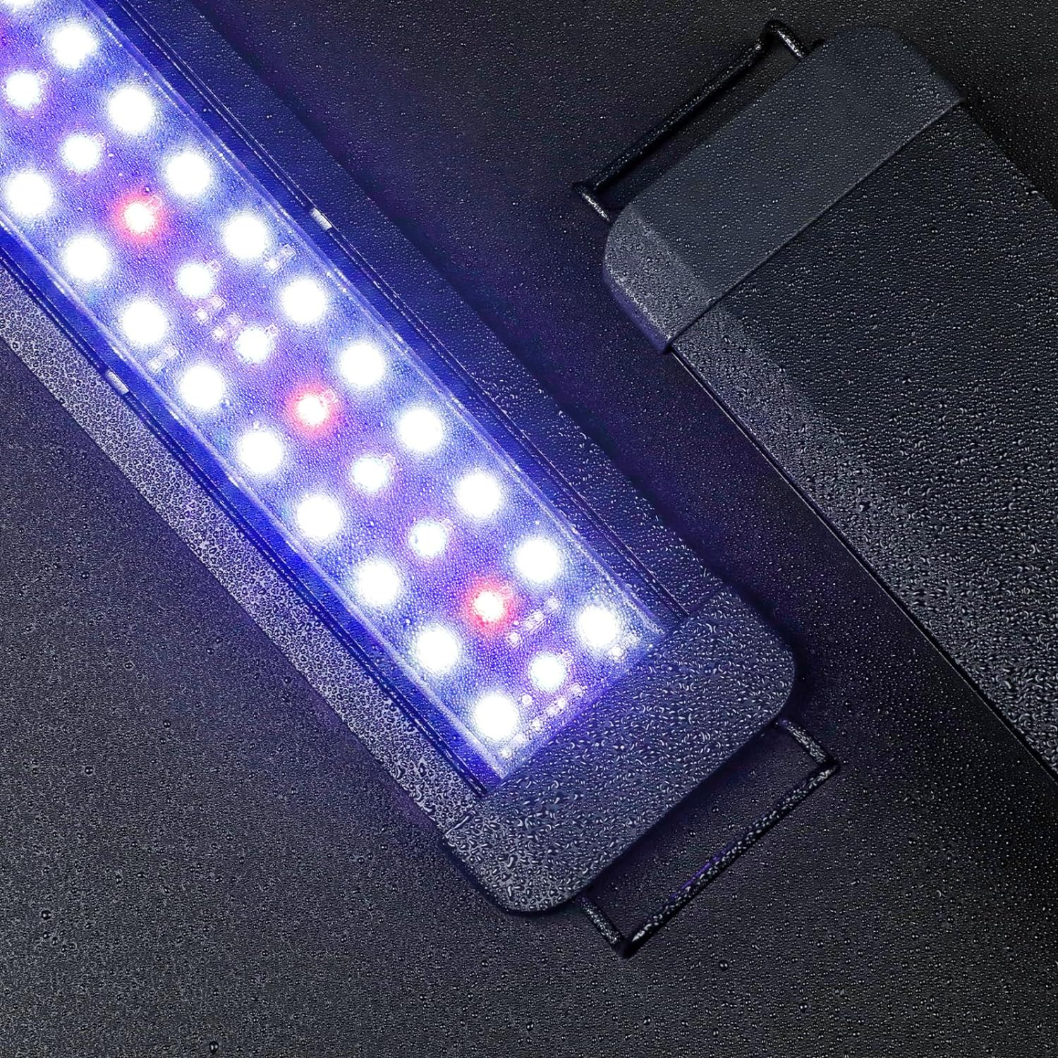 11W Aquarium LED Light for 12 to 18 Inch Fish Tanks Extendable Fish Tank Light w