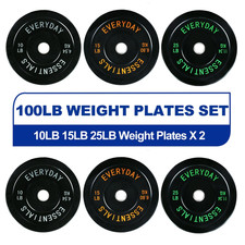 Olympic Everyday Bumper Plate Weight Plates 10/15/25