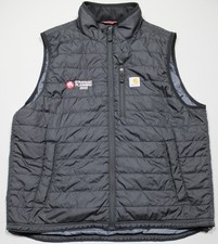 Carhartt Full Zip Quilted Puffer Vest Mens XL Black