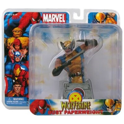 アメコミ Wolverine Bust Paperweight Marvel X-Men Wolverine Bust Paperweight by Monogram
