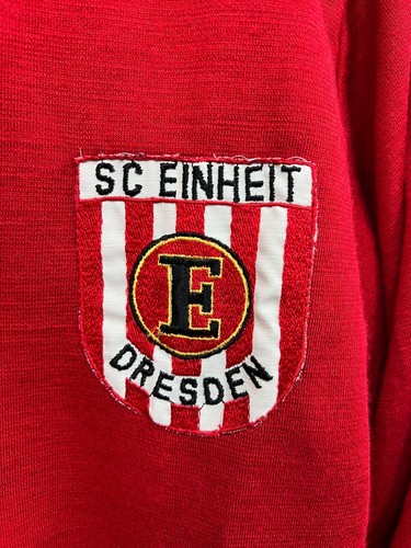 SC Einheit Dresden Oberliga DDR Football Training Jacket Soccer fit S/M Rare - Picture 3 of 8