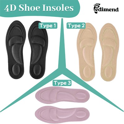 Pedimend 1PAAR Deep Memory Foam Komfort Einlegesohlen Innensohlen Fußeinsätze Komfort