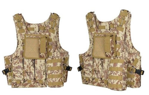 Tactical Paintball Combat Swat Assault Army Shooting Hunting Molle Police Vest - Picture 21 of 22