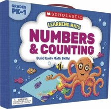 SCHOLASTIC LEARNING MATS NUMBERS AND COUNTING