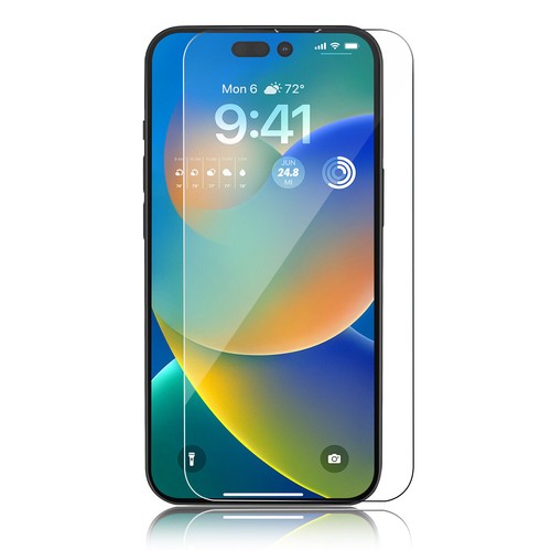 4X Full Coverage HD Tempered Glass Screen Protector For iPhone 14 Pro Max 14 Max - Photo 3 sur 26