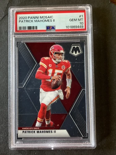 2020 Mosaic #1 Patrick Mahomes PSA 10