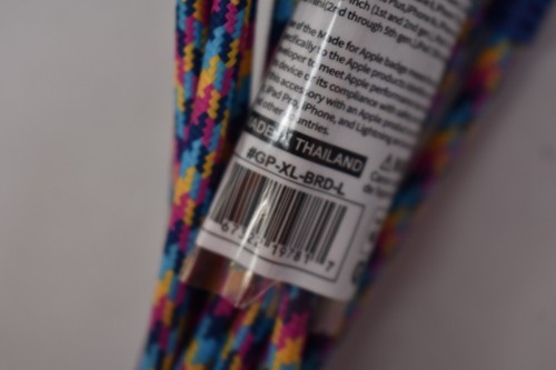 GetPower 10' Braided USB Charging Sync Cable For iPhone Multi Colored - Picture 5 of 5
