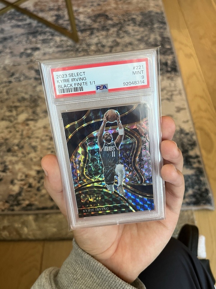 2023 Panini Select Kyrie Irving Black Finite 1/1 PSA 9 eBay