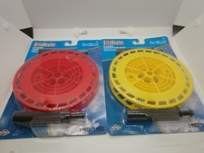  LOT OF 2 X-Kites Kite Reeler Winder 25lb x 200 ft Nylon - Colors Yellow  Red