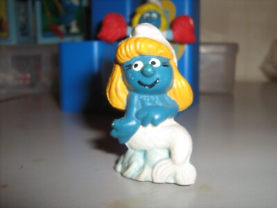 smurf smurf smurf: La SIRENE a Queue Blanche Pvc No Toxico No stamp RARE