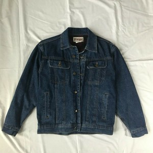 wrangler rugged wear flannel lined denim jacket ebay ebay