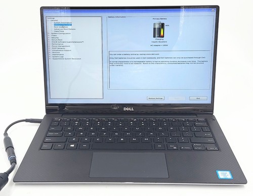 Dell XPS 9350 i7-6600u 13" QHD Touchscreen Laptop 8GB RAM 256GB SSD Win 10 Pro