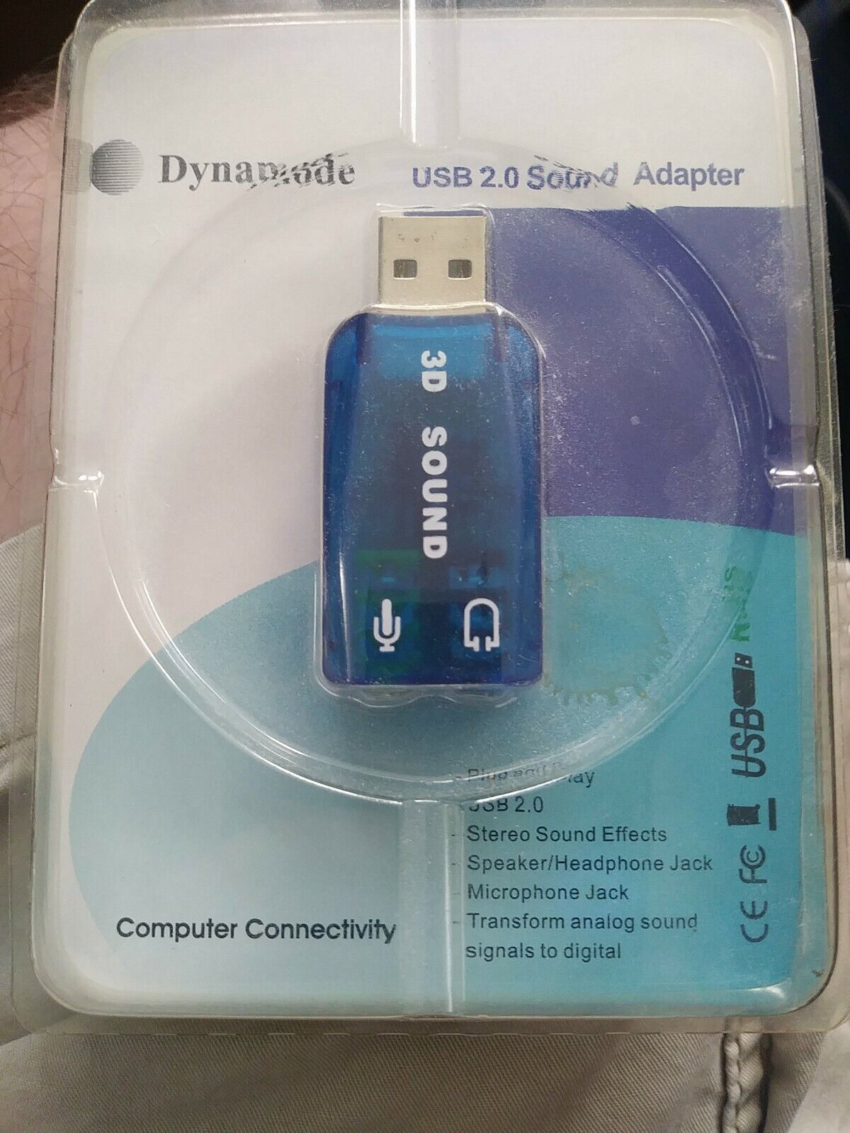 👀💲✔️Overstock✔️- Temporary💲 NEW! Dynamode Sound2 Usb Sound Card 2.0 Adaptor