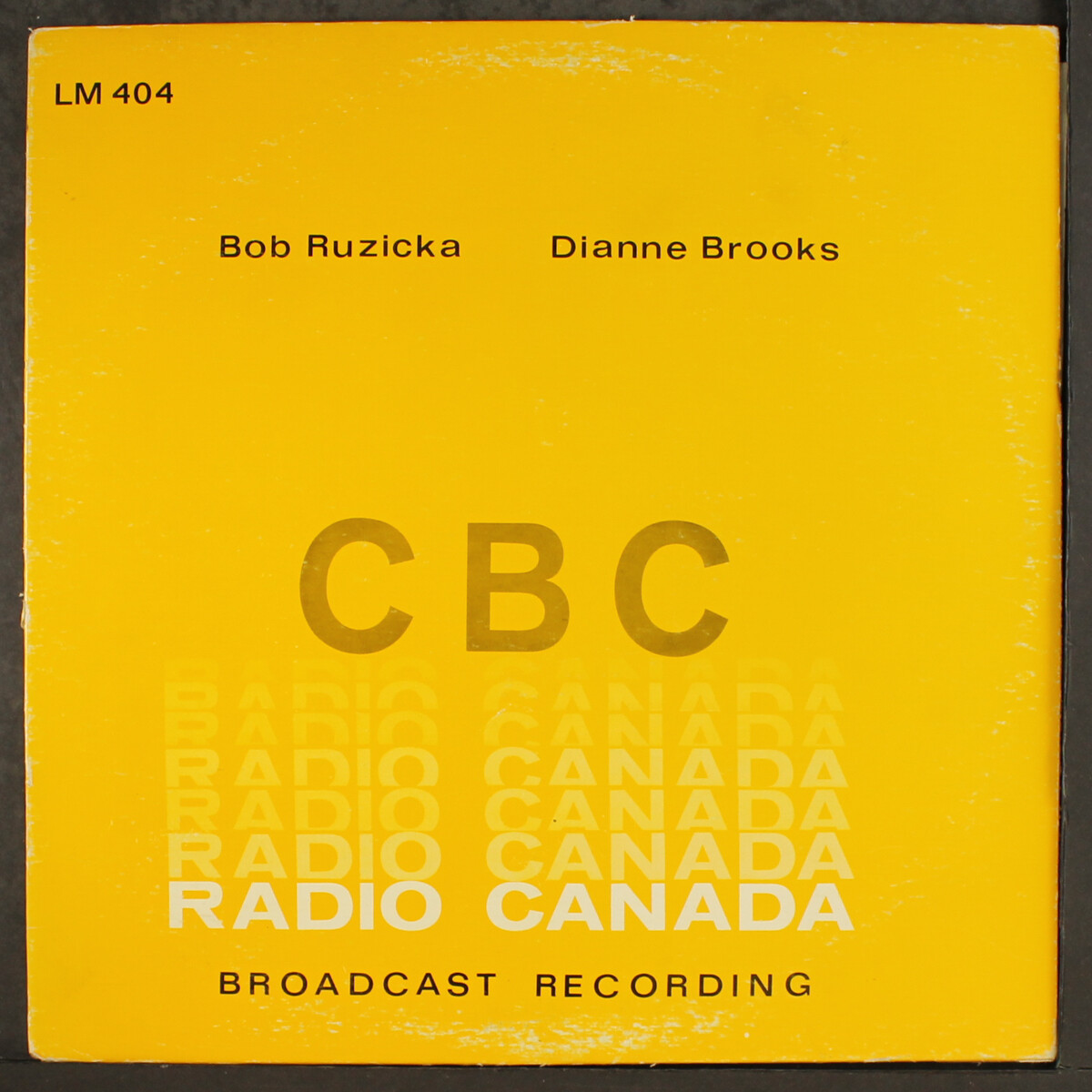 VARIOUS: bob ruzicka / dianne brooks CBC RADIO CANADA 12