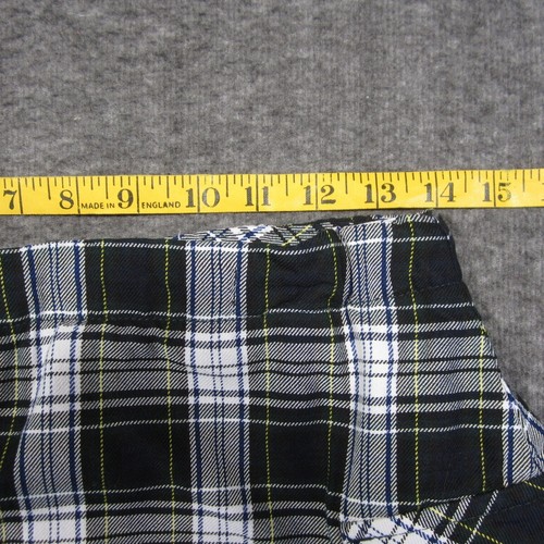 Lands End School Uniform Skirt Girls 16 Plaid Side Pleated A Line Adjustable 90s - Picture 6 of 12