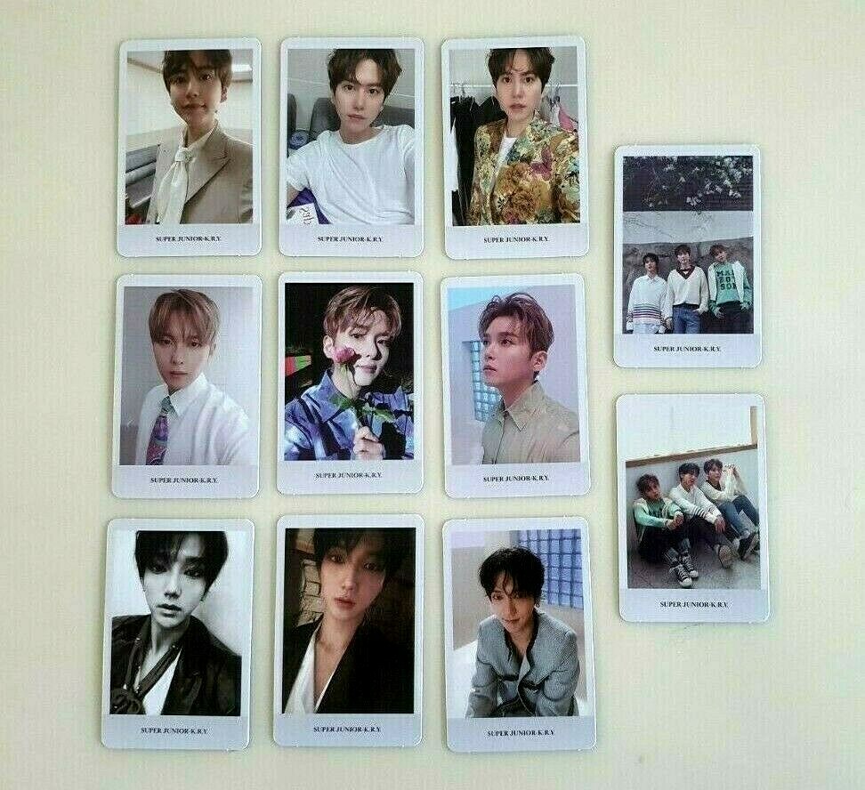 Super Junior SUJU KRY K. R.Y. Official photocard - choose each | eBay