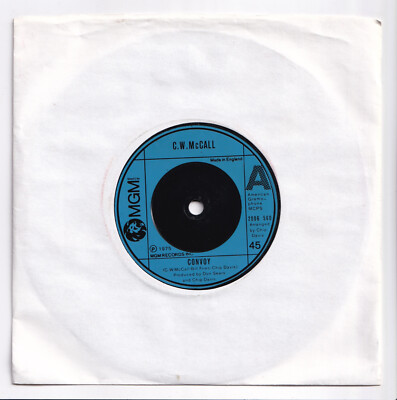 (AE697) CW McCall, Convoy - 1975 - 7 inch vinyl