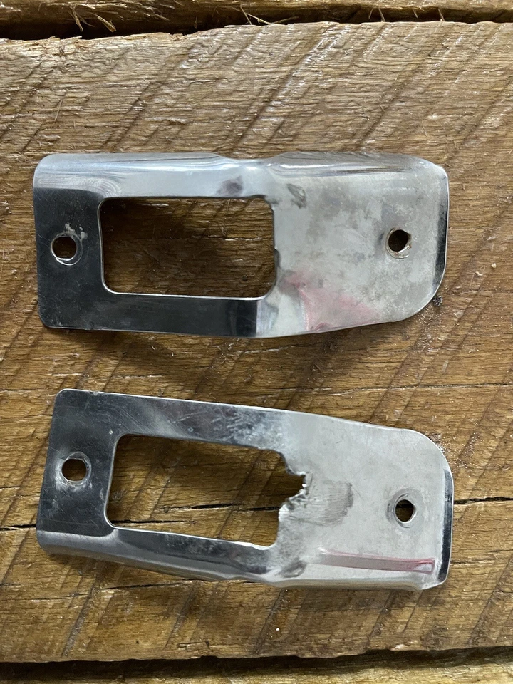 Ford Torino Fairlane Galaxie 1965-1968 asiento pestillo cubierta moldura merodeador equipo original Foto 2 de 3