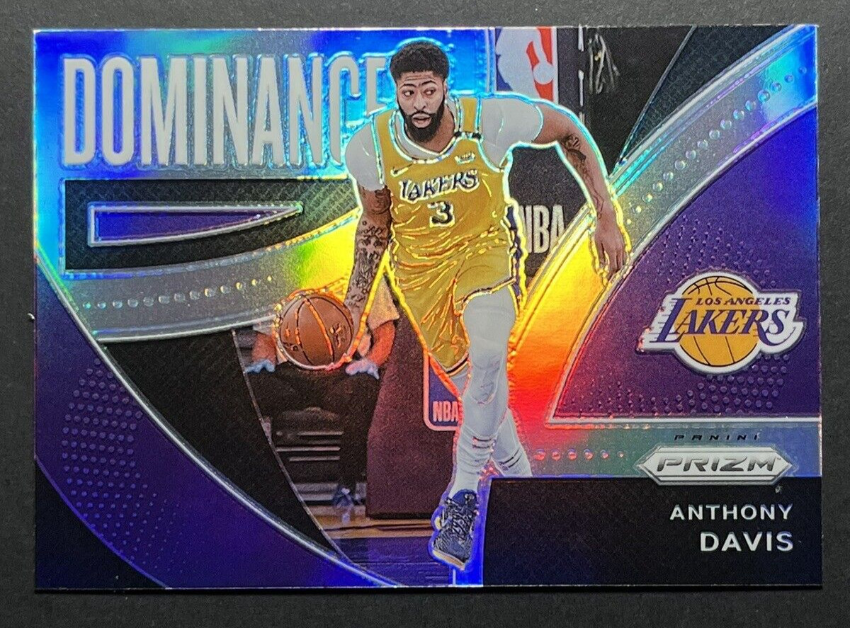 2021 Panini Prizm ANTHONY DAVIS Dominance Silver Prizm Los Angeles Lakers #20
