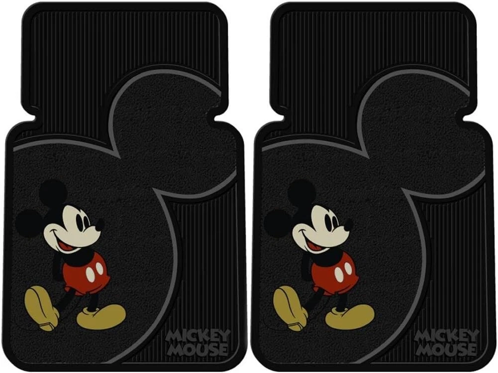 ⭐️⭐️⭐️⭐️⭐️ Mickey Mouse Disney Authentic SUV CAR TRUCK VAN 2 Front Floor Mats