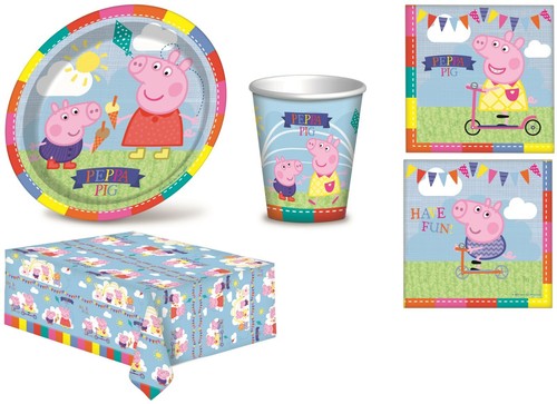 PEPPA PIG Happy Birthday Party Supplies Tableware Balloons Decorations Banners - Picture 4 of 23