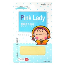 [COSMOS PINK LADY] Double Fold Eyelid Tape Sticker 30 Pairs x 2 (XL TYPE) NEW
