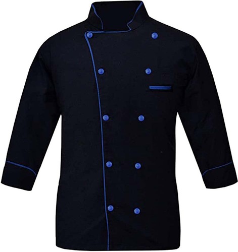 Cucina Chef Uniforme Uomo Chef Giacca Doppiopetto CCJLS08WY - Foto 14 di 22