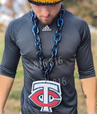 Minnesota Twins Fan Chain, Giant Necklace Licensed MLB