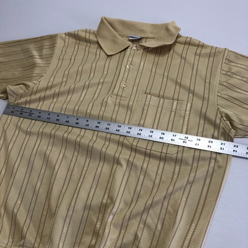 HABAND Casual Joe Vintage Button Polo mens M Classic Retro Short Sleeve Top - Picture 12 of 17