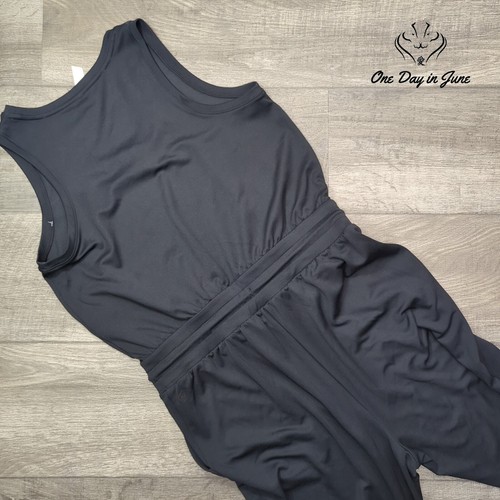 Zella Sleeveless Drawstring Jumpsuit Size M - Bild 6 von 6