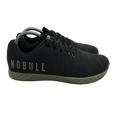 Nobull SuperFabric Crossfit Trainer Men's Size 8 Women's 9.5 US Black Shoes