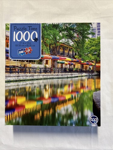 Sure-Lox Puzzle Time 1000 Piece Puzzle - "San Antonio" - NIB - Picture 19 of 19