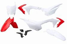 QA Parts Complete Plastic Kit Red And White For Honda CRF110F 2013-2018