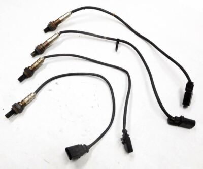 2009 AUDI Q5 (8R) 3.2L V6 PRE / POST CAT O2 OXYGEN LAMBDA PROBE SENSOR SET (4)