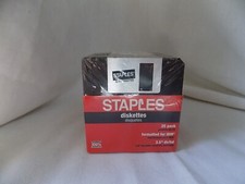 - Staples Diskettes 25 Pack of 3.5" New/Sealed formatted for IBM