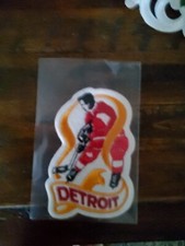 Vintage 1970-71 Detroit Red Wings Embroidered 4 And 1/2 X 3 Inch Hockey Patch