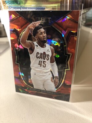 DONOVAN MITCHELL ROOKIE❗ Donovan Mitchell 2022-23 Select Concourse Red Cracked Ice