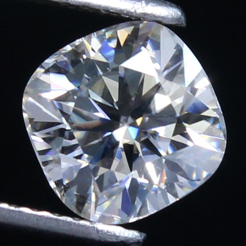 Natural 5x5 mm D Color VVS1 Excellent Cut 0.50 Ct+ Cushion White Diamond Bx02 - Picture 3 of 6