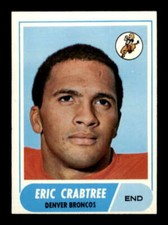 1968 Topps #95 Eric Crabtree VGEX Broncos 563073