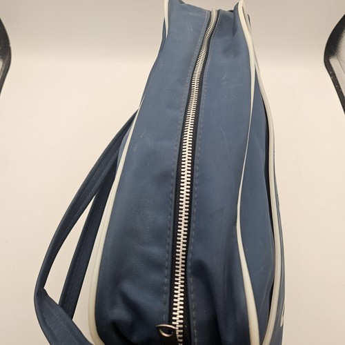 RARE 80s Vintage Navy Blue Adidas Basketball Sports Gym Bag 100% YugoSlavia - Picture 4 of 16