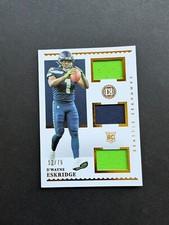 2021 Encased Dwayne Eskridge RC Triple Patch /75 SP Rookie RTM-DE 