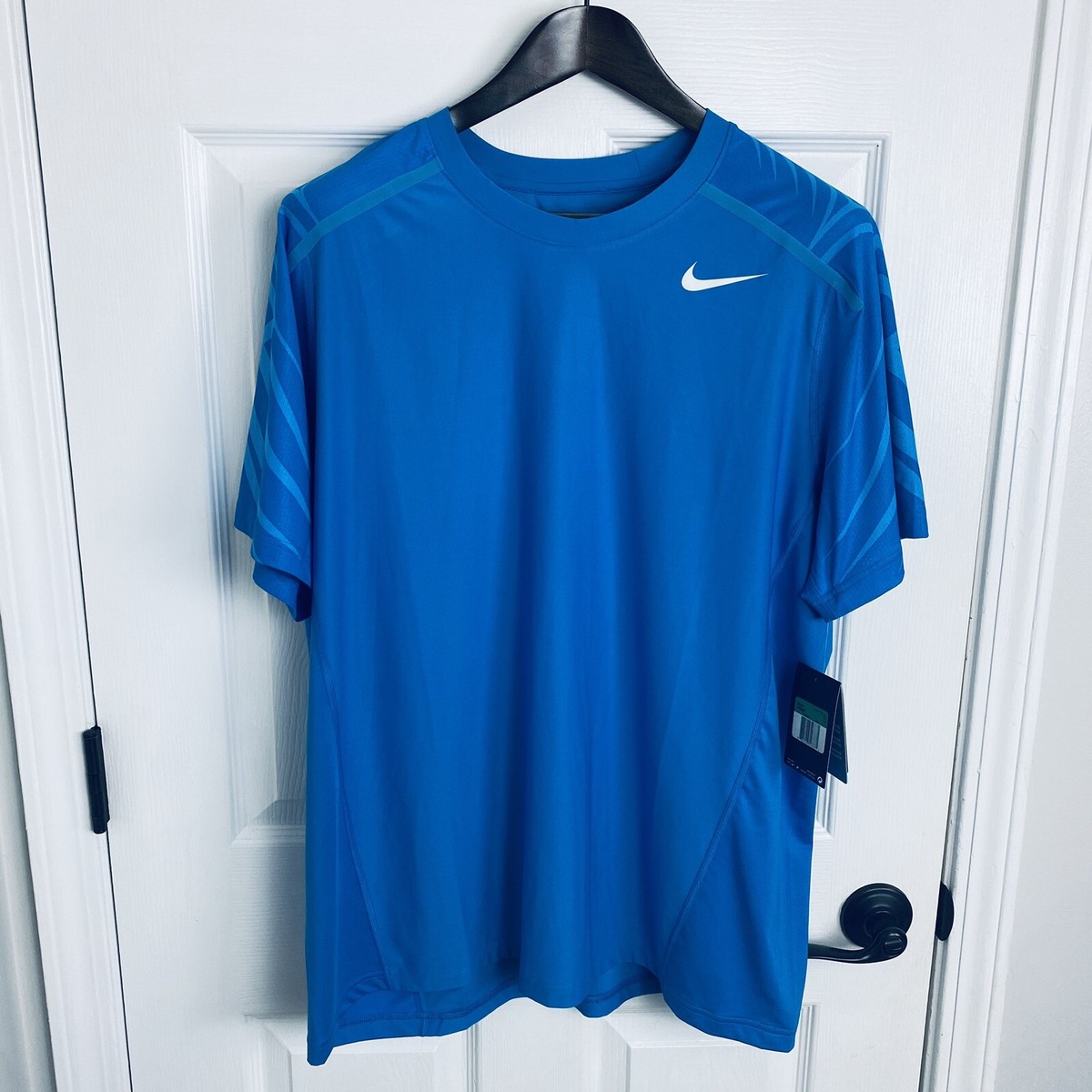 Nike Rafa Nadal 2012 Indian Wells Crew Tennis Shirt Polo XL